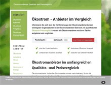 Tablet Screenshot of oekostromanbieter.org